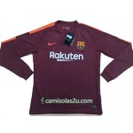 Camisolas de Futebol FC Barcelona Equipamento 3ª 2017/18 Manga Comprida